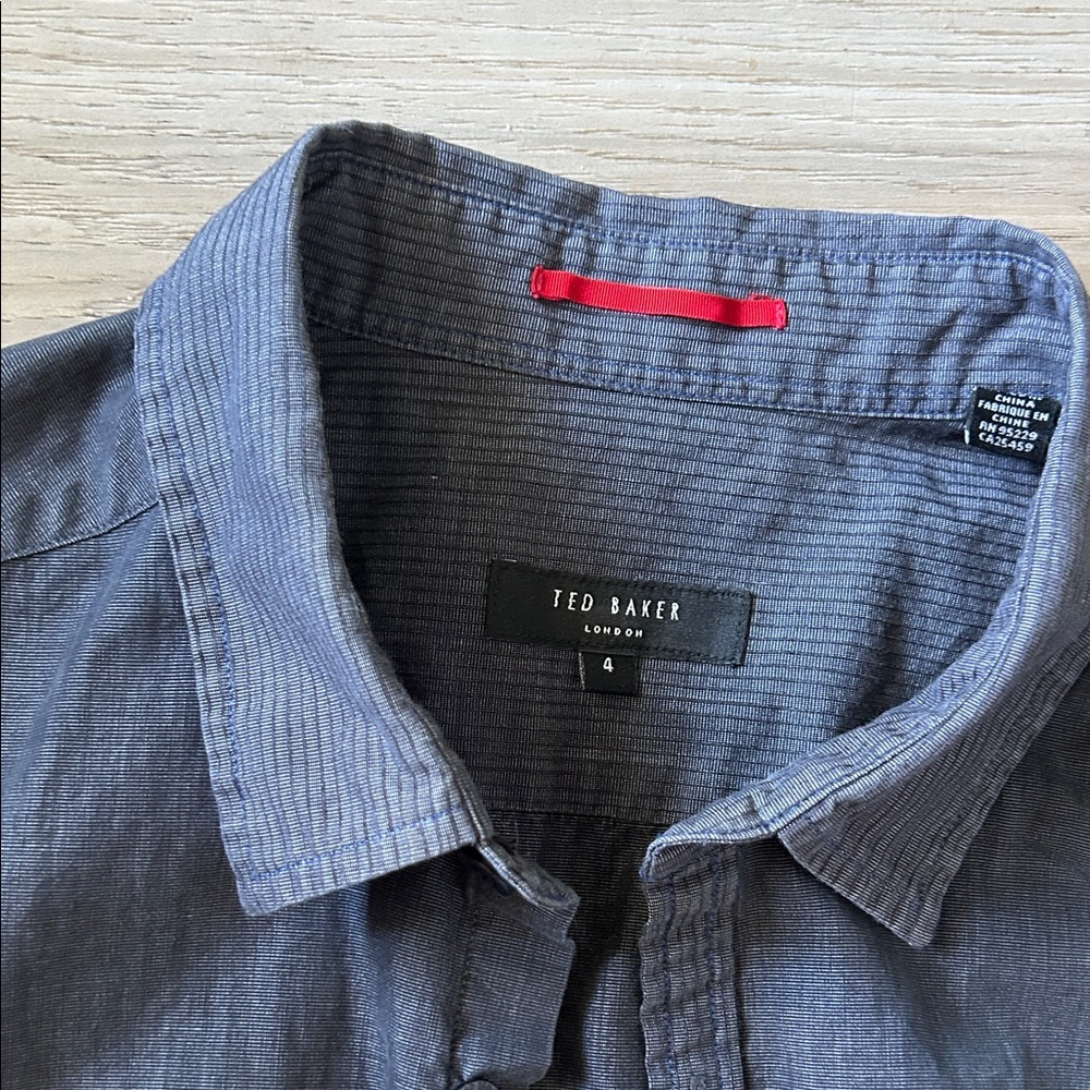 Ted Baker Charcoal Textured Shirt